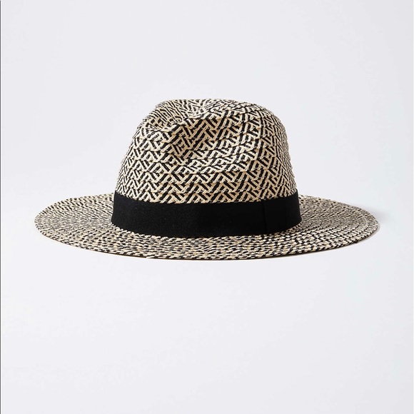 Loft Geo Straw Fedora